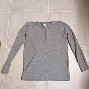 Grey J. Crew Gray Lightweight Long Sleeve Sweater
